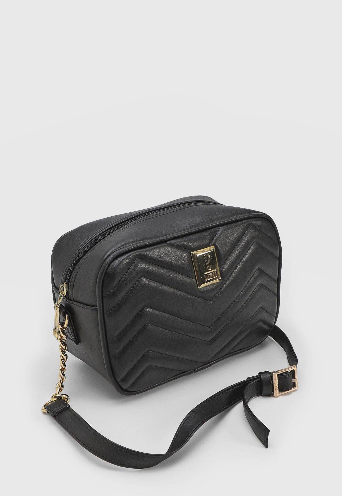 Bolsa Vizzano Matelassê Preta - Imagem 2