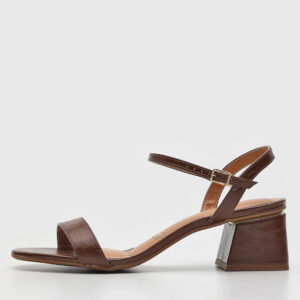 Sandália Vizzano Detalhe Metalizado Marrom