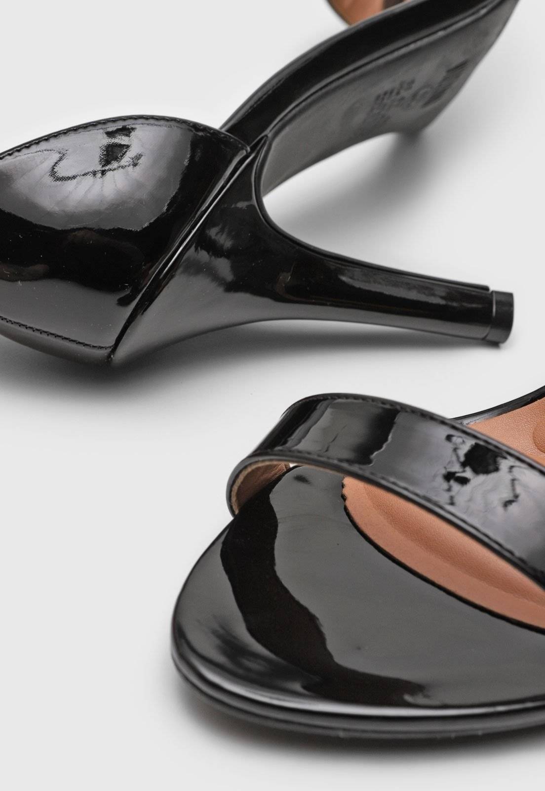 Sandália Vizzano Verniz Preta - Imagem 4