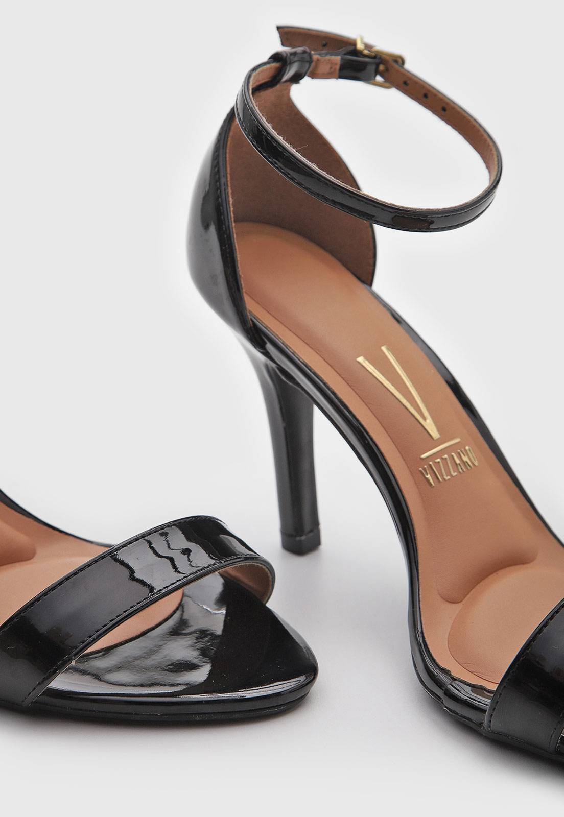 Sandália Vizzano Verniz Preta - Imagem 3