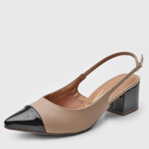 Scarpin Vizzano Slingback Bege